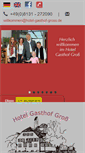 Mobile Screenshot of hotel-gasthof-gross.de
